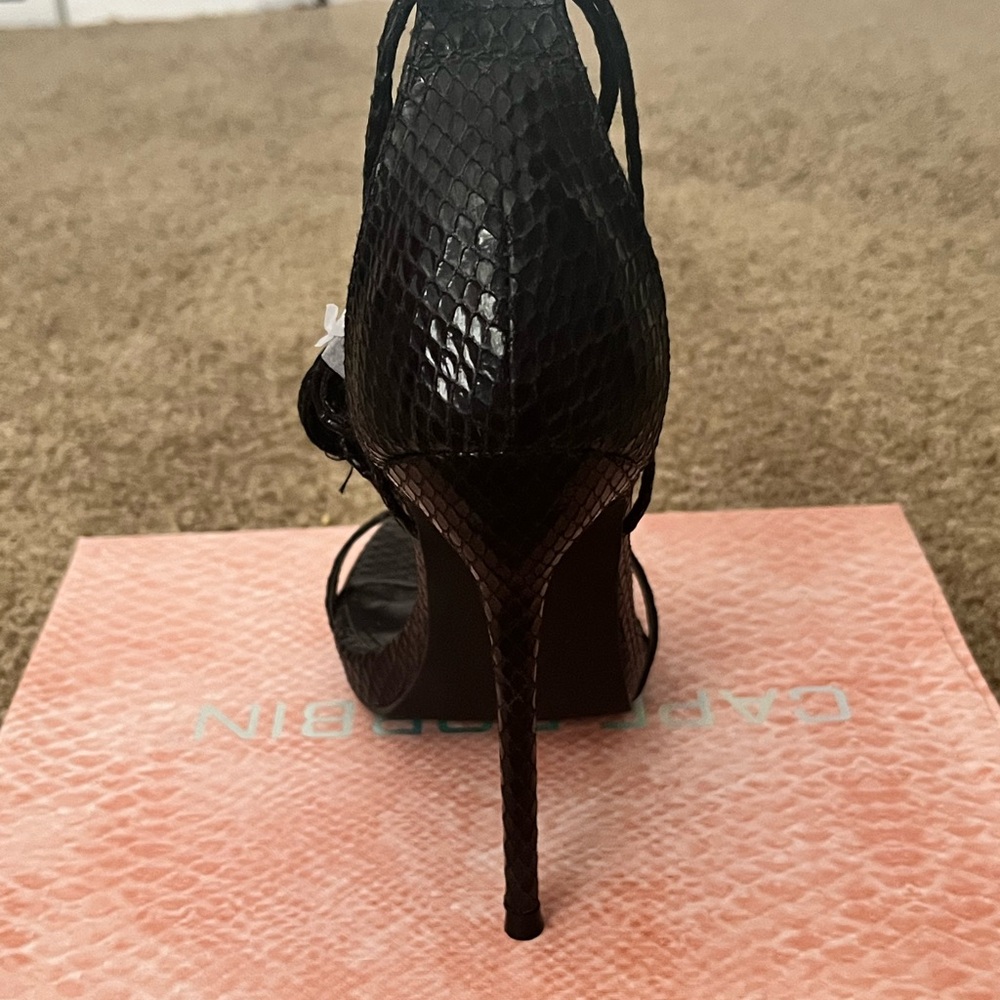 Black Mamba Strappy Heel - Picture 3 of 4